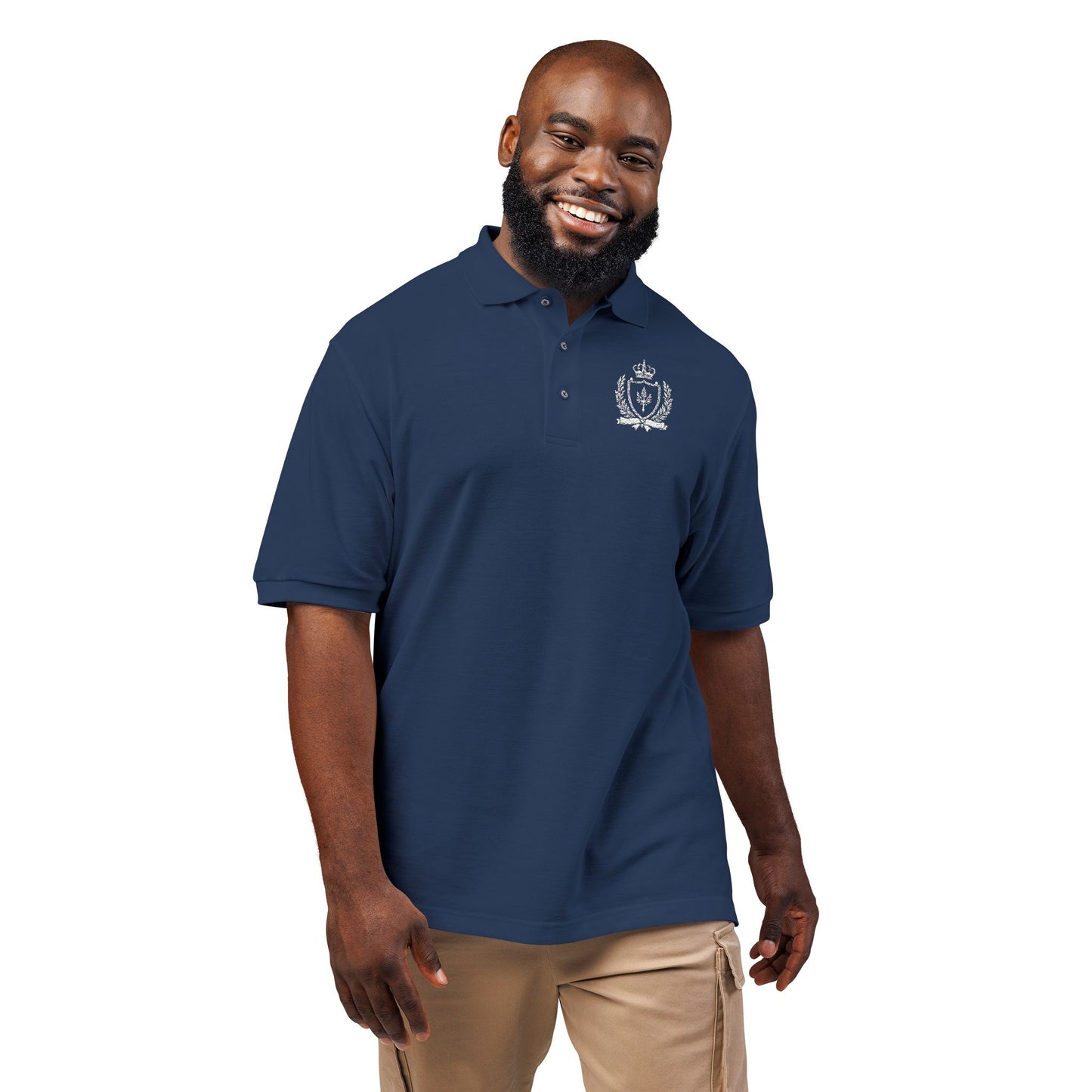 Embroidered Crest Polo Shirt