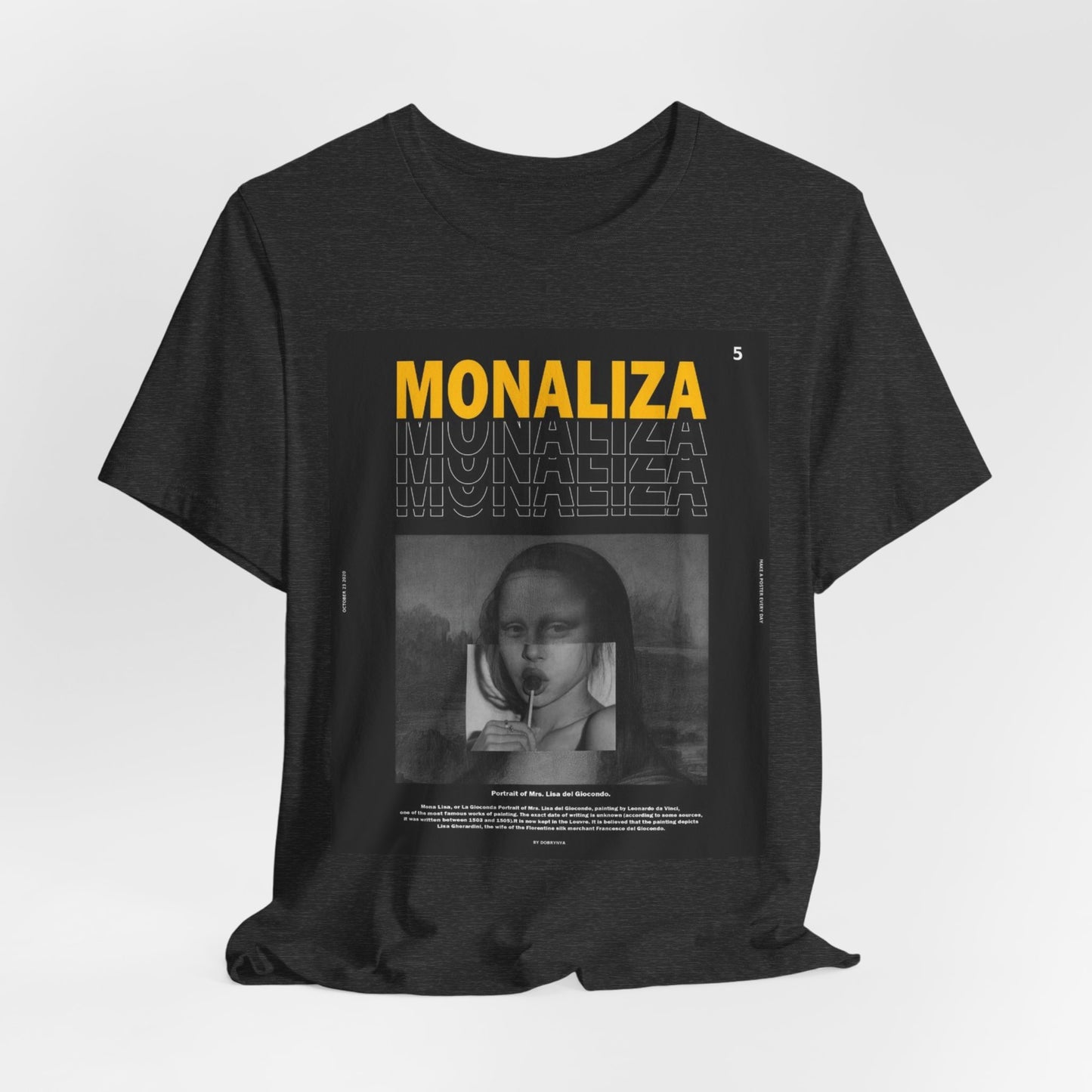 MonaLiza Graphic Tee – Vintage Mona Lisa Art Shirt
