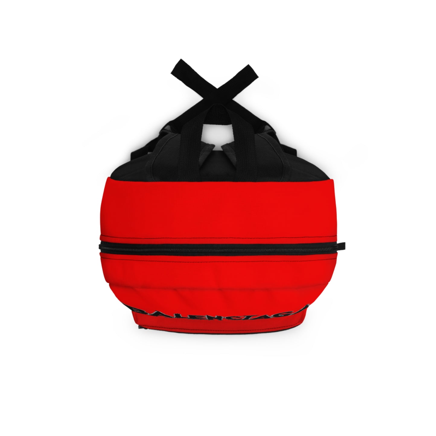 Balenciaga Red Graphic Backpack — Streetwear Logo Daypack