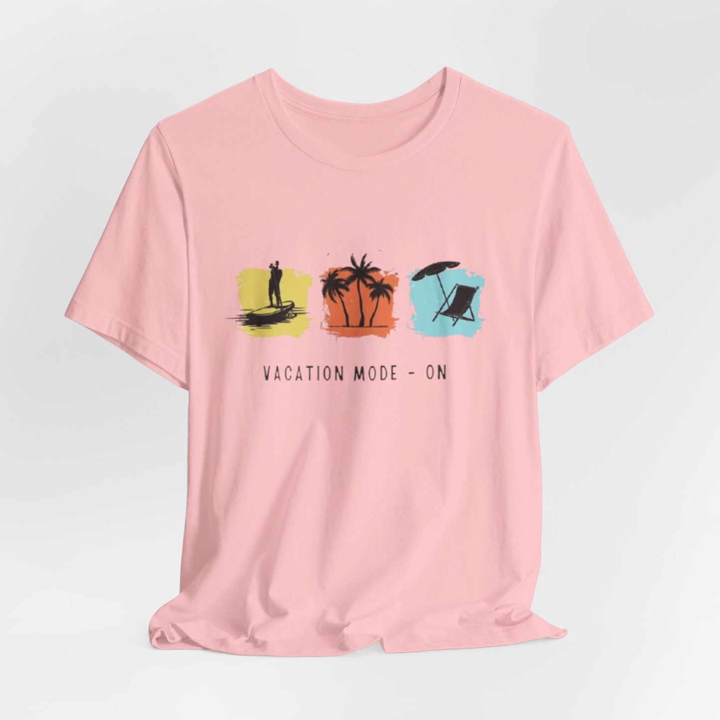Vacation Mode On T-Shirt — Beach Palm Trees Summer Tee
