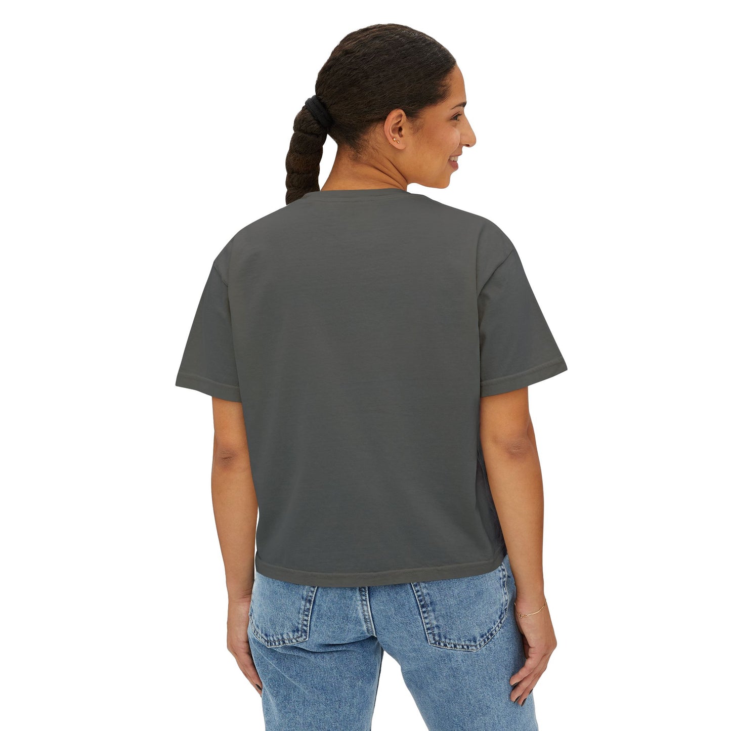 Anime Vaporwave Cigarette Girl Boxy Tee