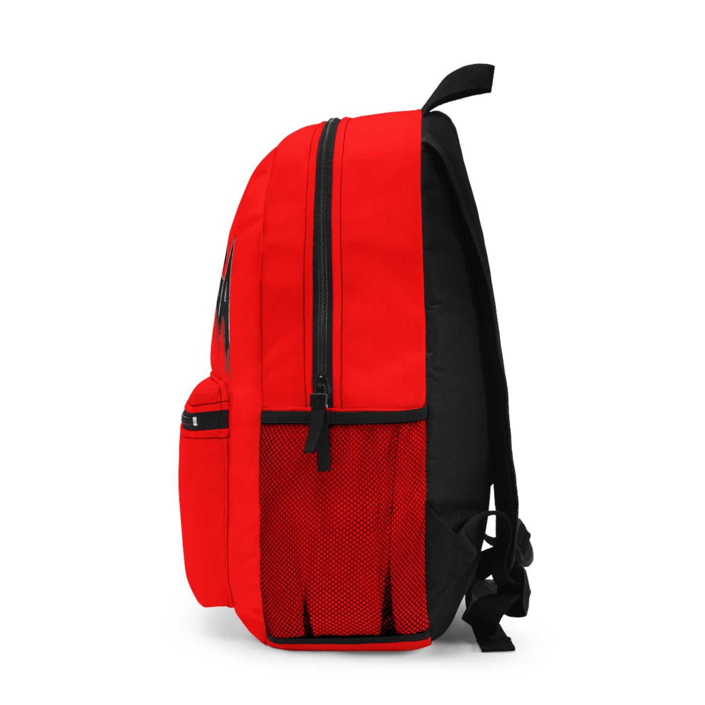 Balenciaga Red Graphic Backpack — Streetwear Logo Daypack