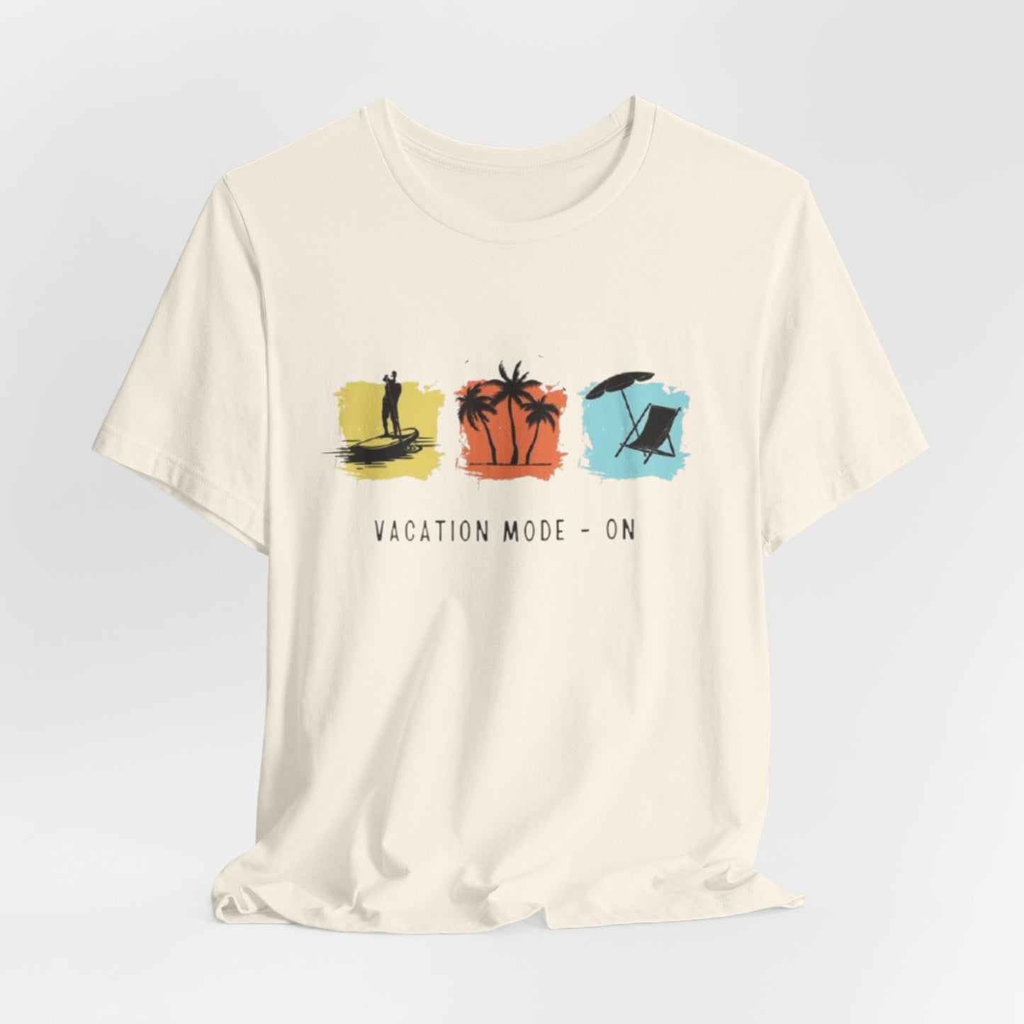 Vacation Mode On T-Shirt — Beach Palm Trees Summer Tee