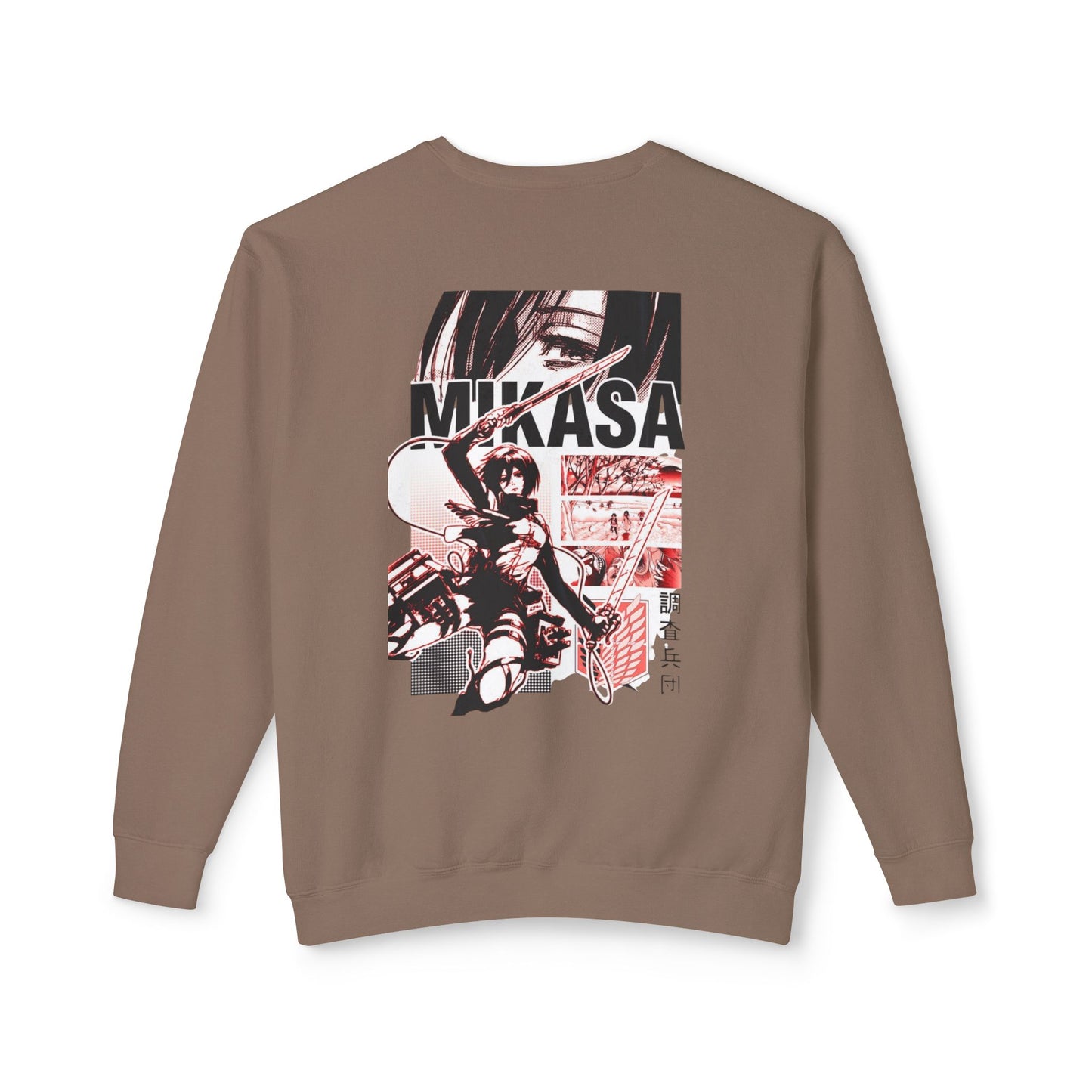 Mikasa Anime Crewneck Sweatshirt — Vintage Manga Graphic For Women