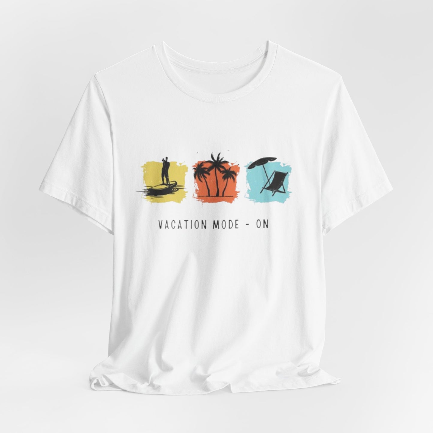 Vacation Mode On T-Shirt — Beach Palm Trees Summer Tee