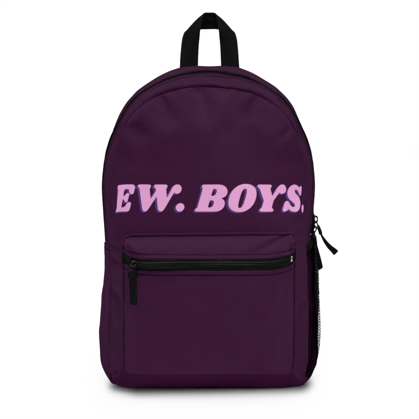 Ew. Boys. Backpack — Purple Statement School & Everyday Bag