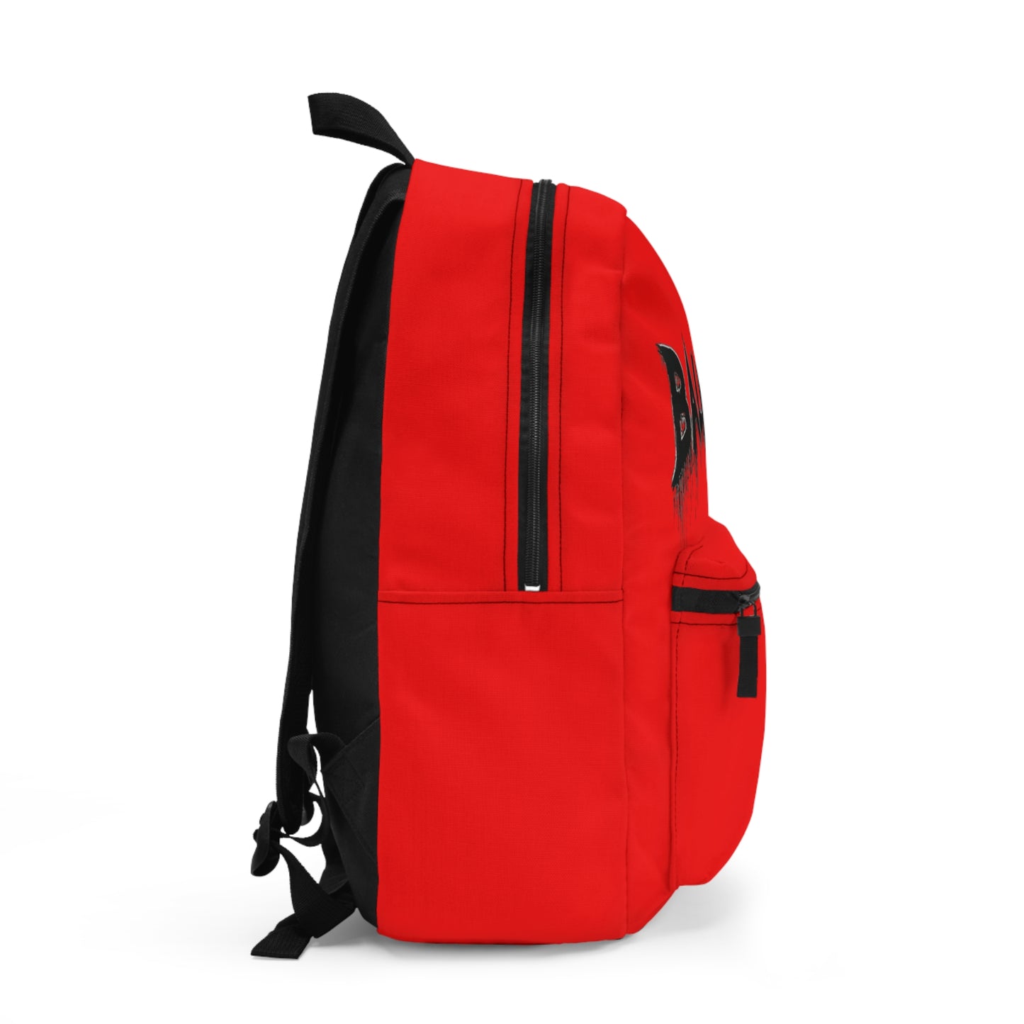 Balenciaga Red Graphic Backpack — Streetwear Logo Daypack