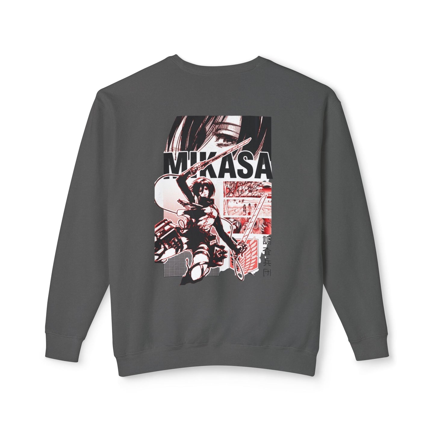 Mikasa Anime Crewneck Sweatshirt — Vintage Manga Graphic For Women