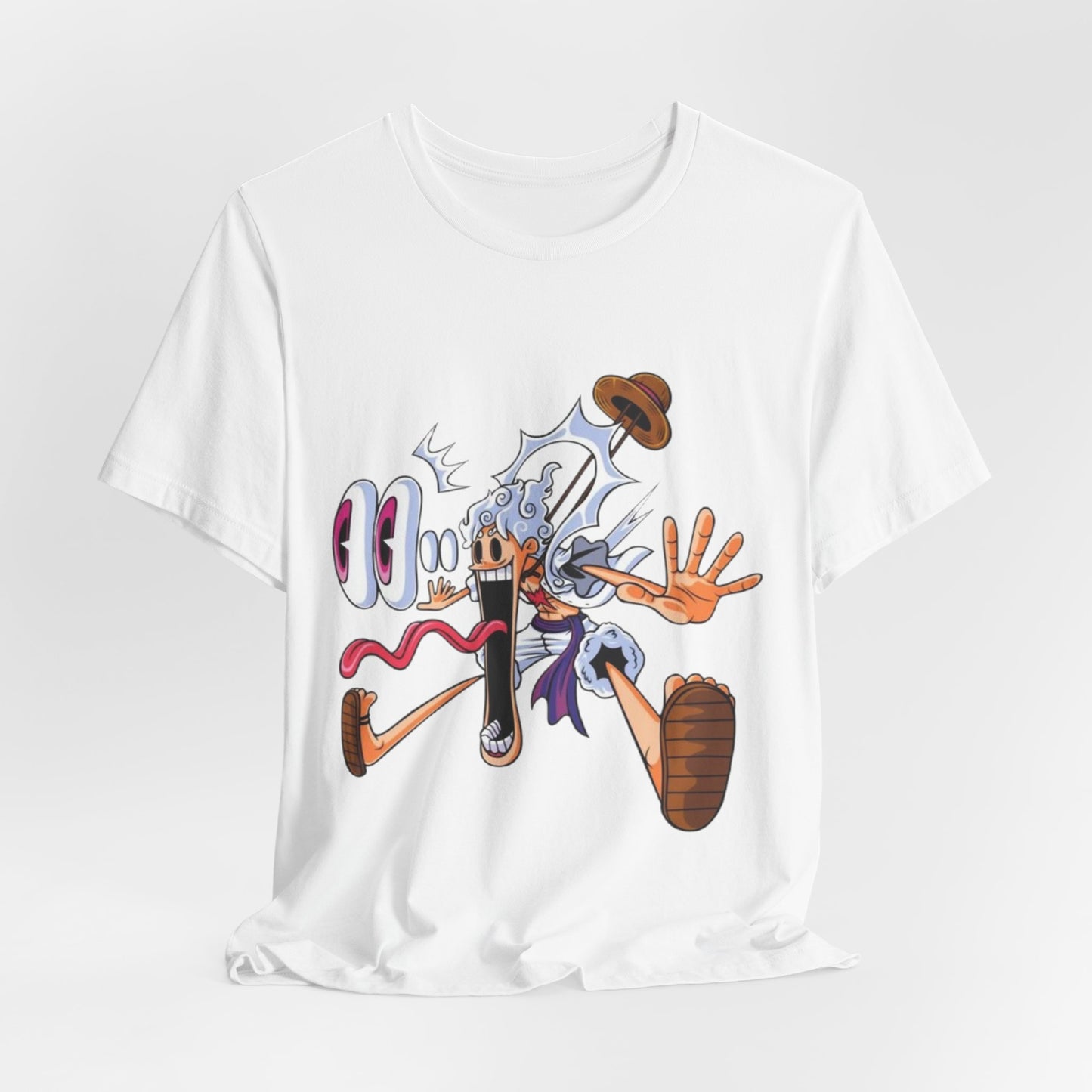 One Piece Luffy Gear 5 "Joyboy" Graphic T-Shirt - Ultra Soft Black Cotton Tee
