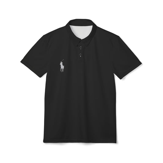 Classic Men’s Black Polo Shirt – Premium Cotton Pique Performance Tee
