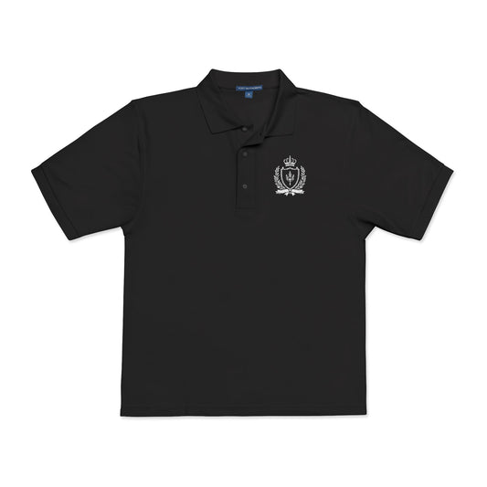 Embroidered Crest Polo Shirt