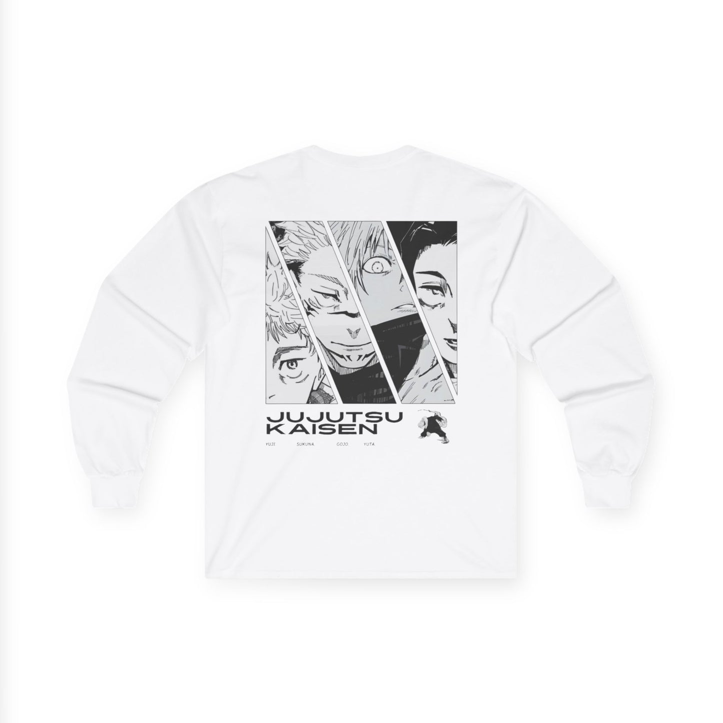 Jujutsu Kaisen Long Sleeve Tee — Anime Character Panel Shirt