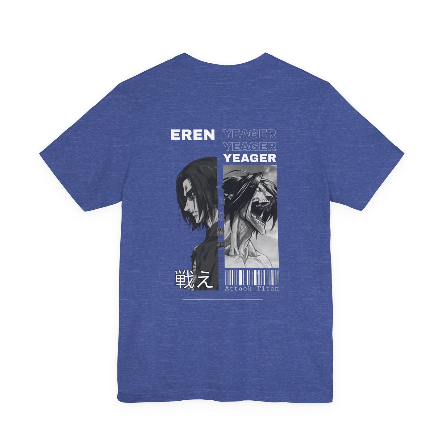 Attack on Titan Eren Yeager Graphic Tee — Anime Manga Fan Shirt For Men