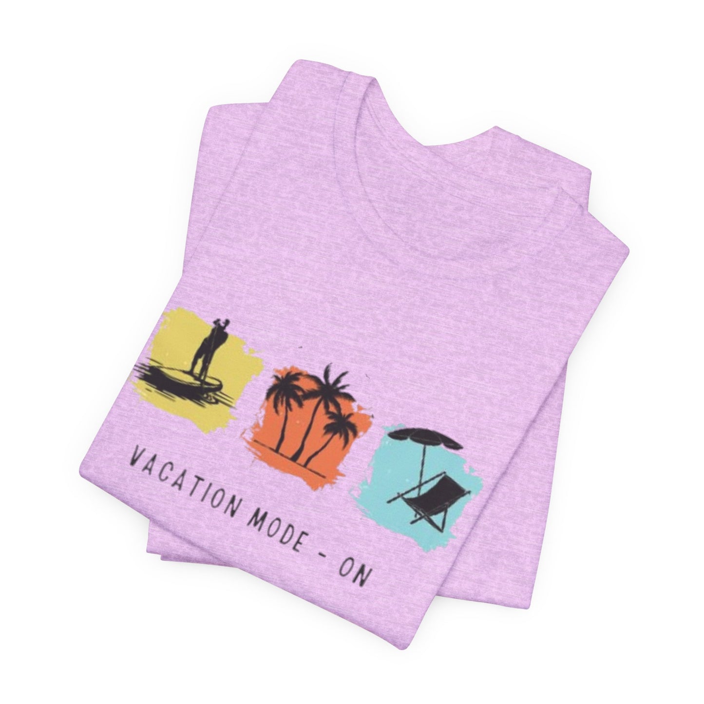Vacation Mode On T-Shirt — Beach Palm Trees Summer Tee