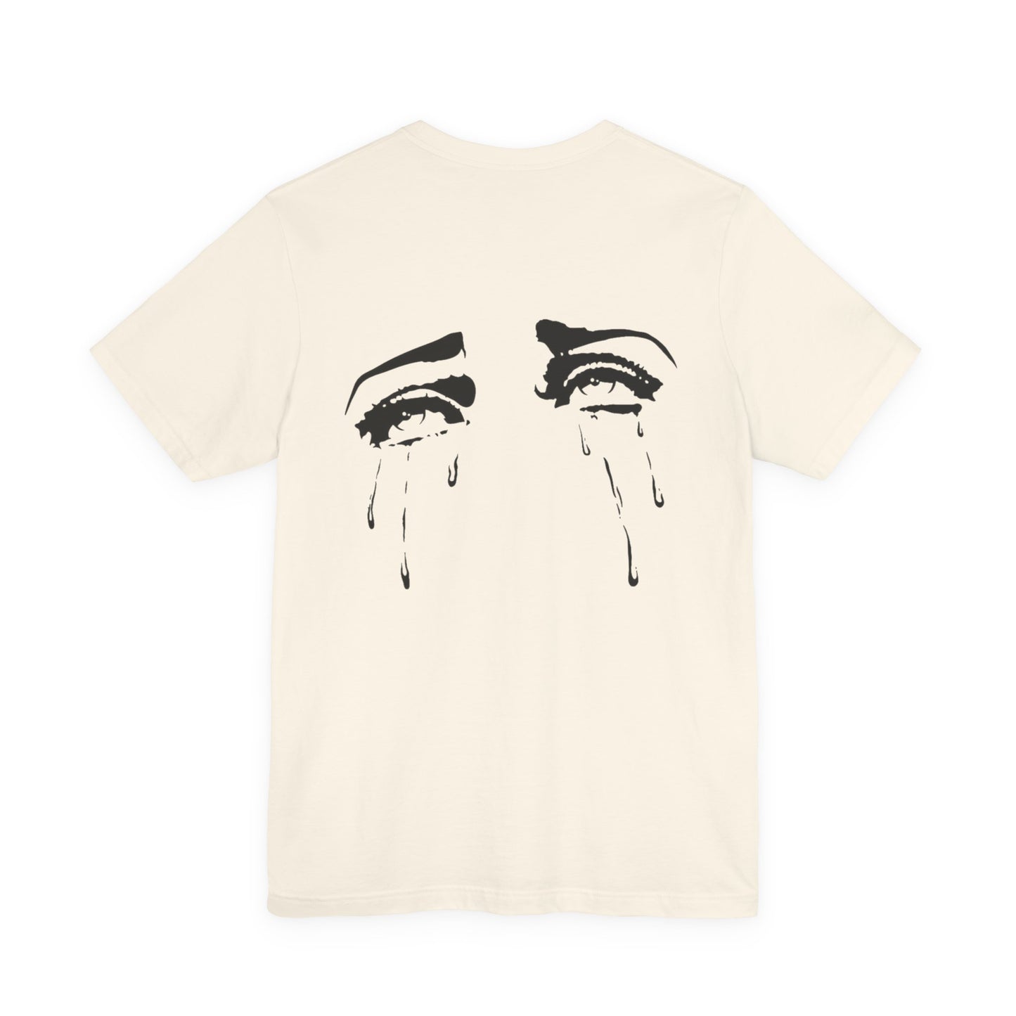 Crying Eyes Graphic T-Shirt— Black Dripping Crying Eyes Graphic T-Shirt