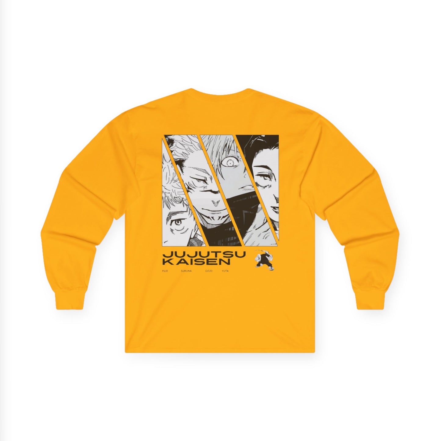 Jujutsu Kaisen Long Sleeve Tee — Anime Character Panel Shirt