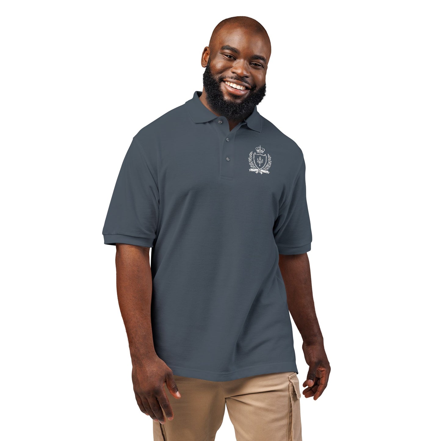 Embroidered Crest Polo Shirt