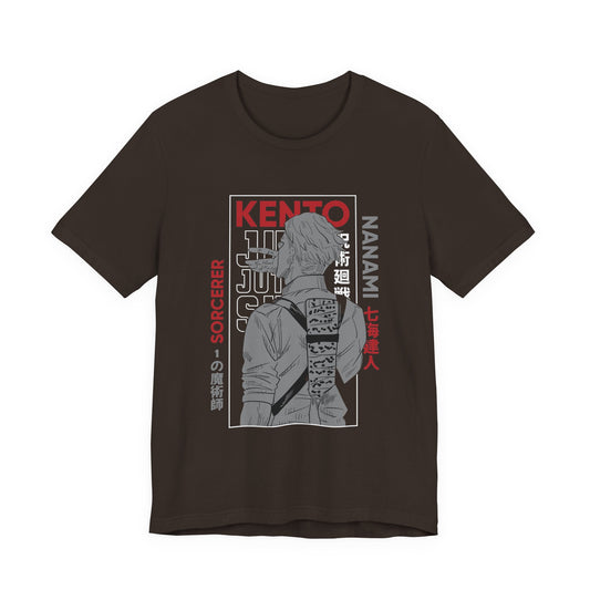 Kento Nanami Graphic T-Shirt - Jujutsu Kaisen 7:3 Sorcerer Black Tee