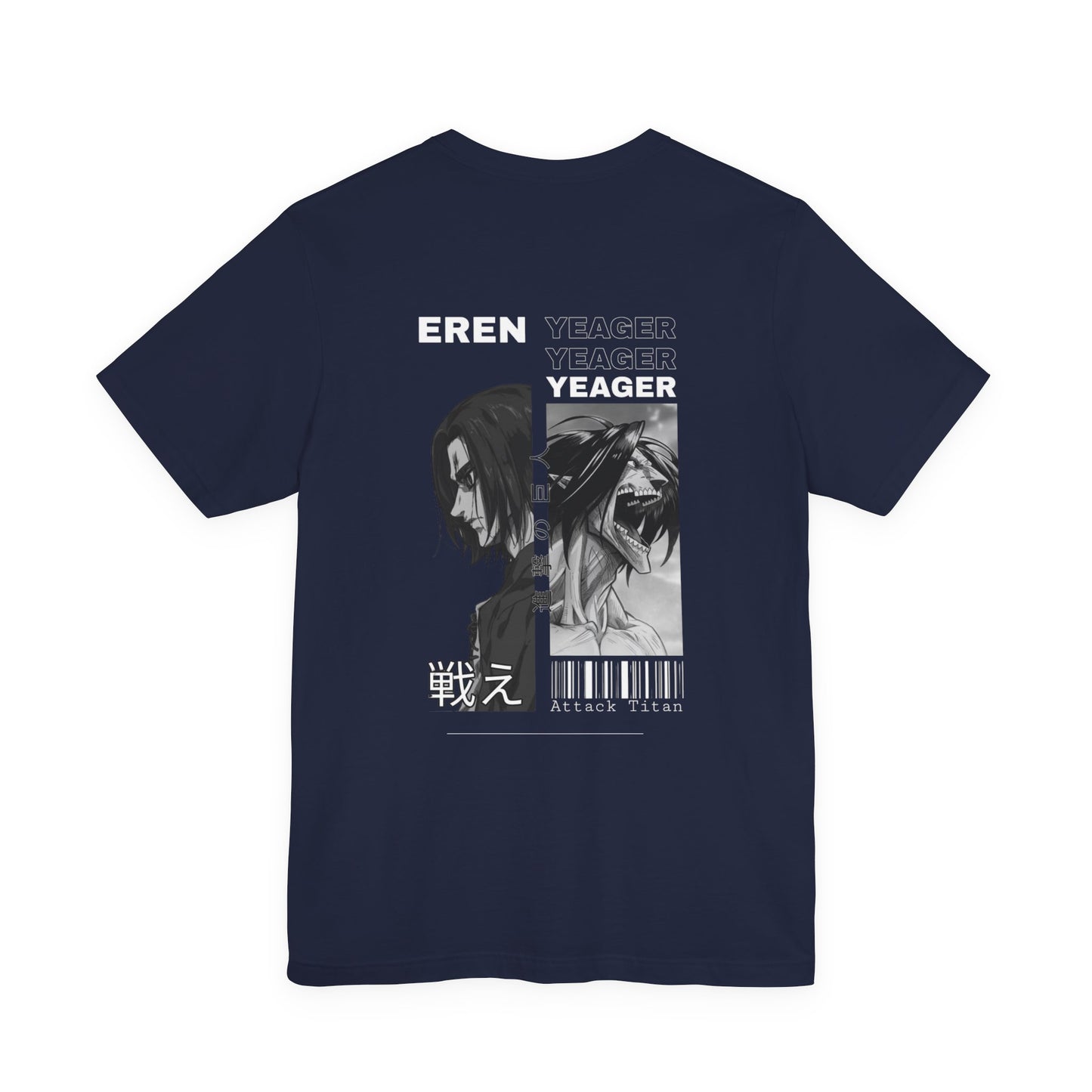 Attack on Titan Eren Yeager Graphic Tee — Anime Manga Fan Shirt For Men