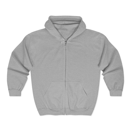 Mystic Eye Zip Hoodie — Gothic Winged Eye Graphic Full-Zip Sweatshirt