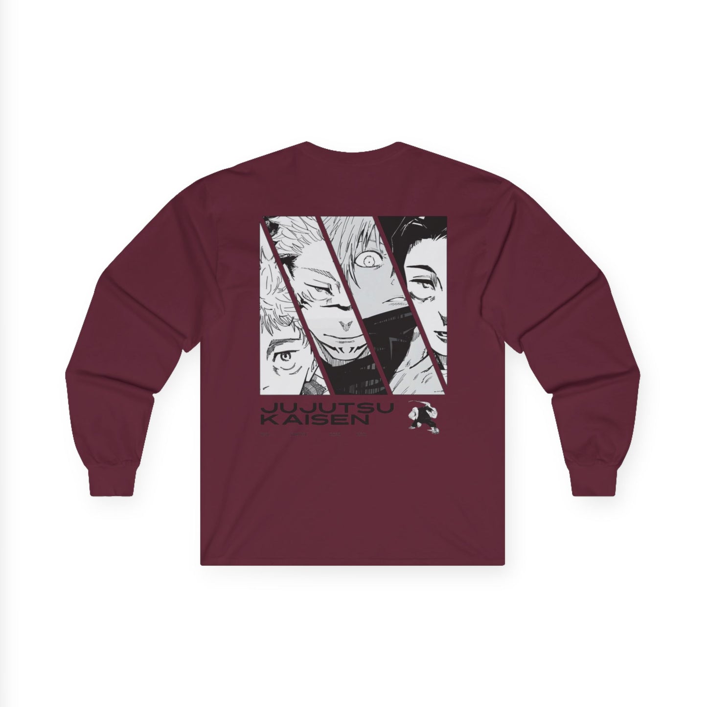Jujutsu Kaisen Long Sleeve Tee — Anime Character Panel Shirt