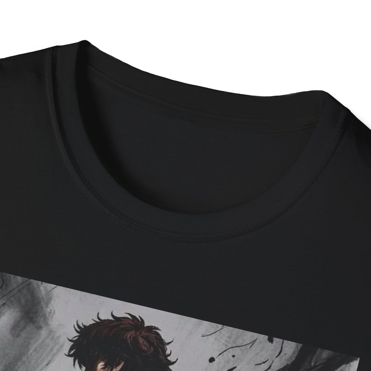 Title: Baki Hanma Demon Back Gym Shirt - Anime Fitness Graphic Tee - Baki Grappler Workout T-Shirt - Men's Grey Training Top