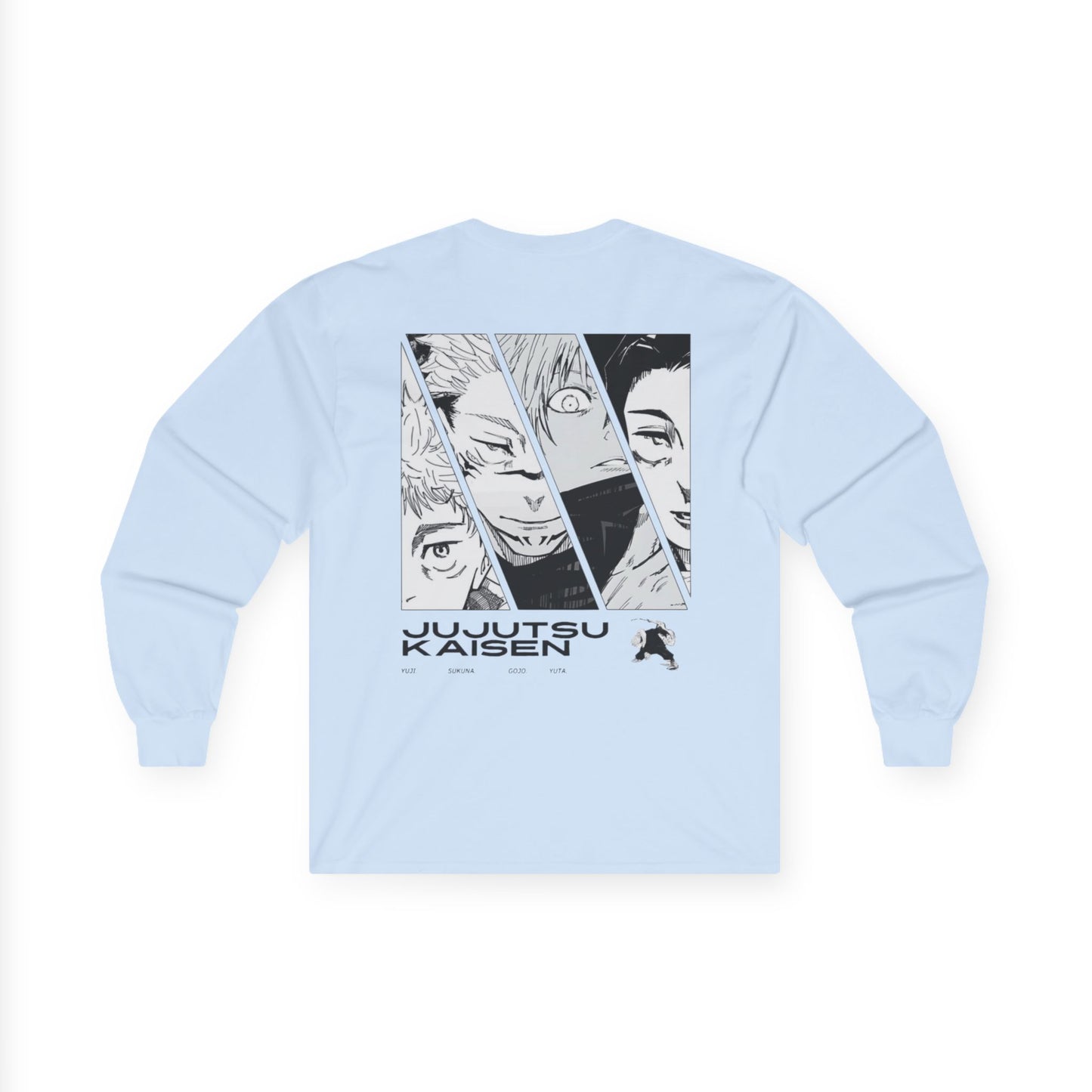 Jujutsu Kaisen Long Sleeve Tee — Anime Character Panel Shirt