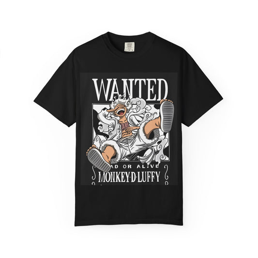 Wanted Poster T-Shirt — "Monkey D. Luffy" Graphic Tee