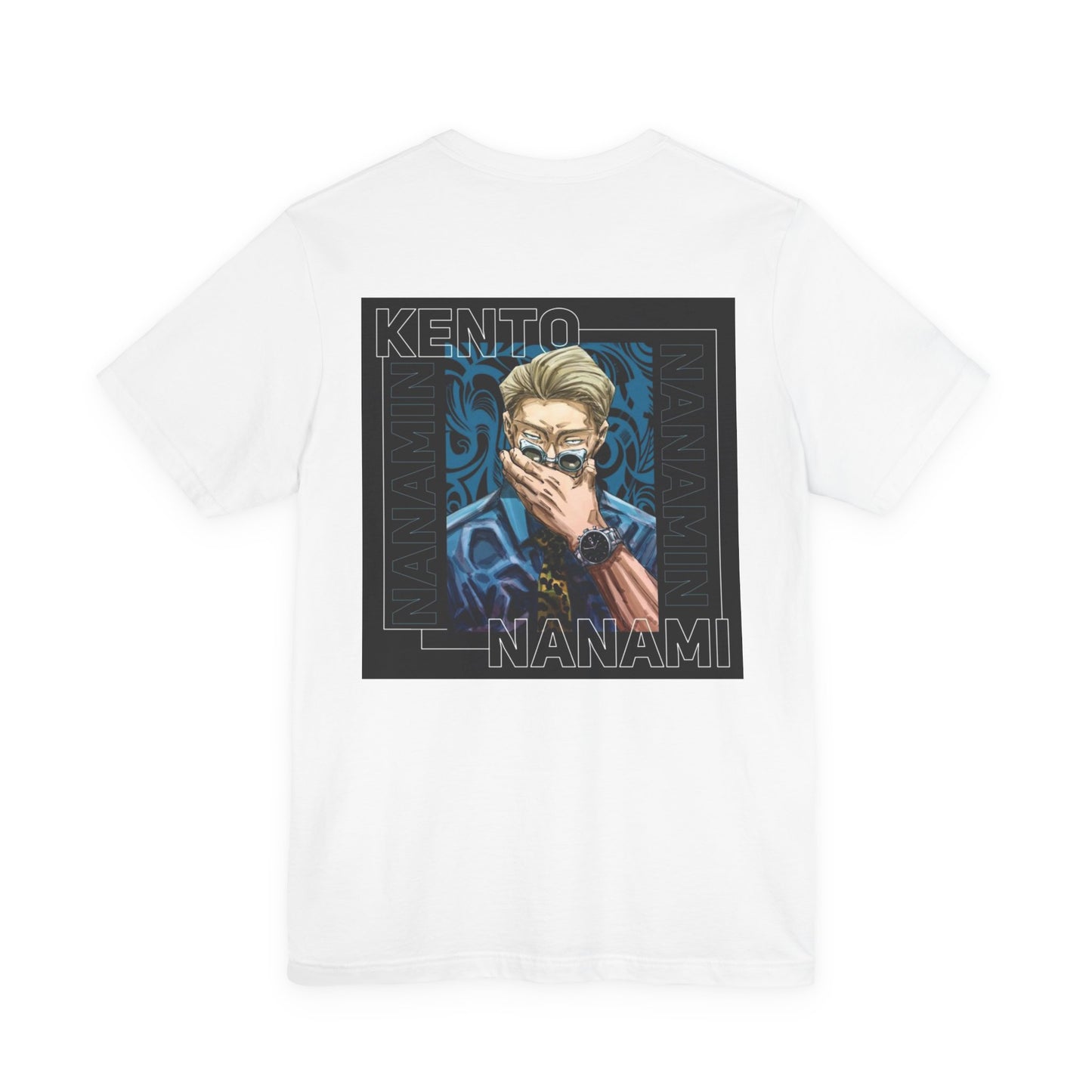 Kento Nanami Anime Graphic Tee — Jujutsu Kaisen Back Print T-Shirt