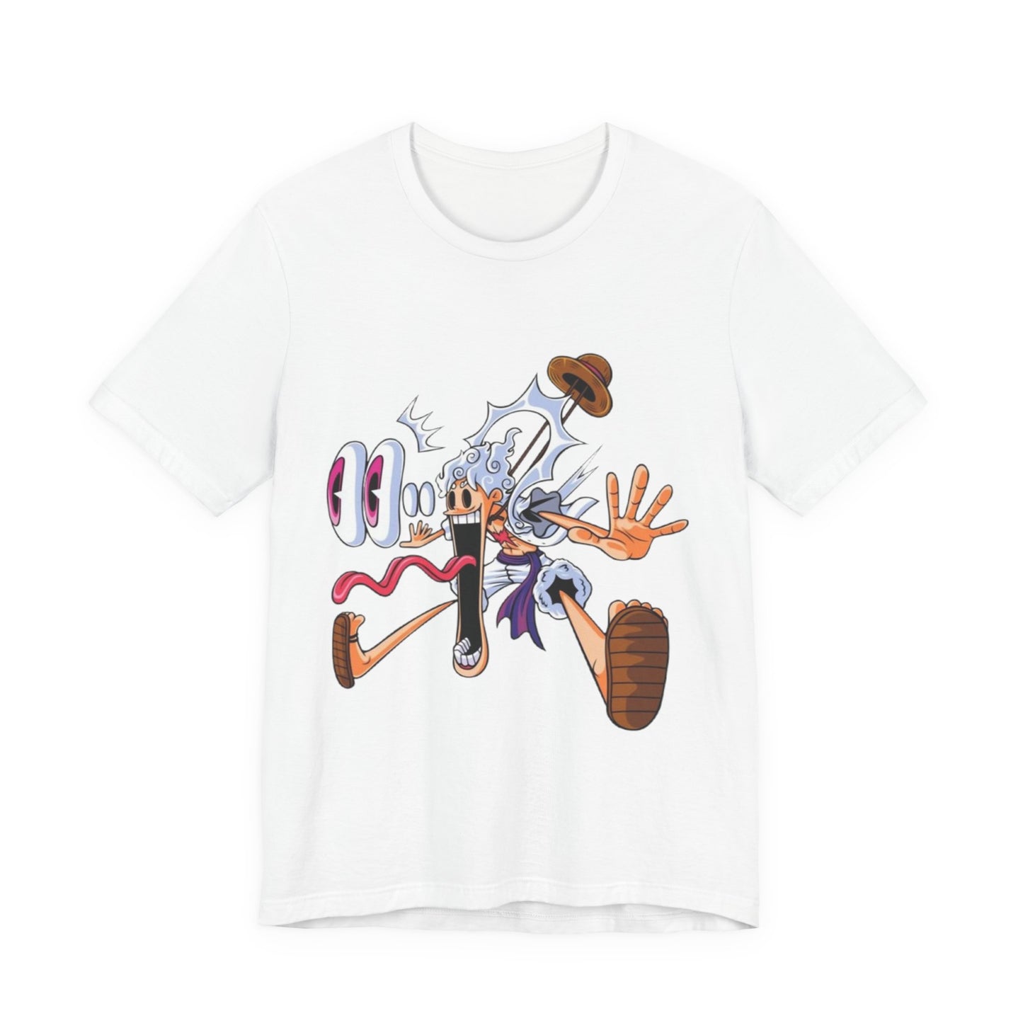 One Piece Luffy Gear 5 "Joyboy" Graphic T-Shirt - Ultra Soft Black Cotton Tee