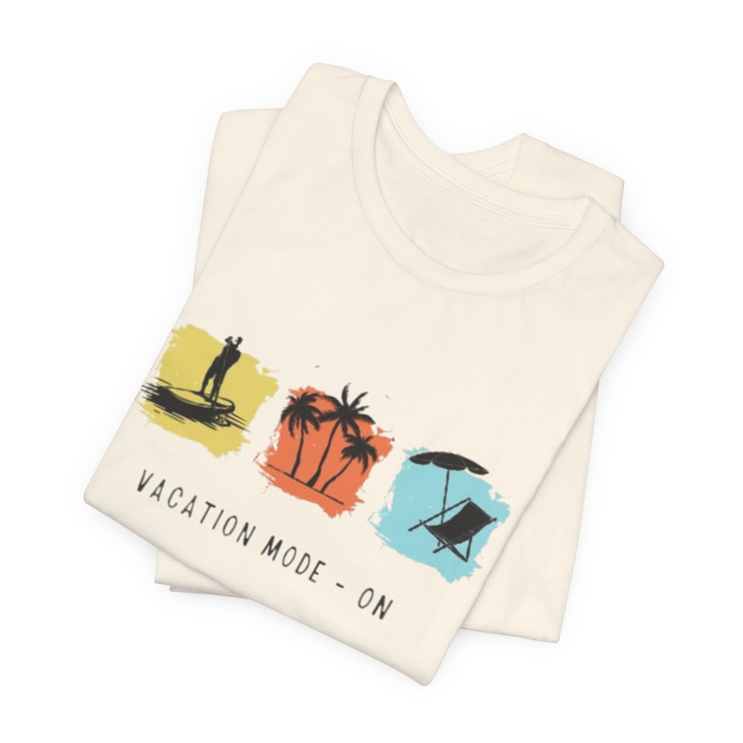Vacation Mode On T-Shirt — Beach Palm Trees Summer Tee