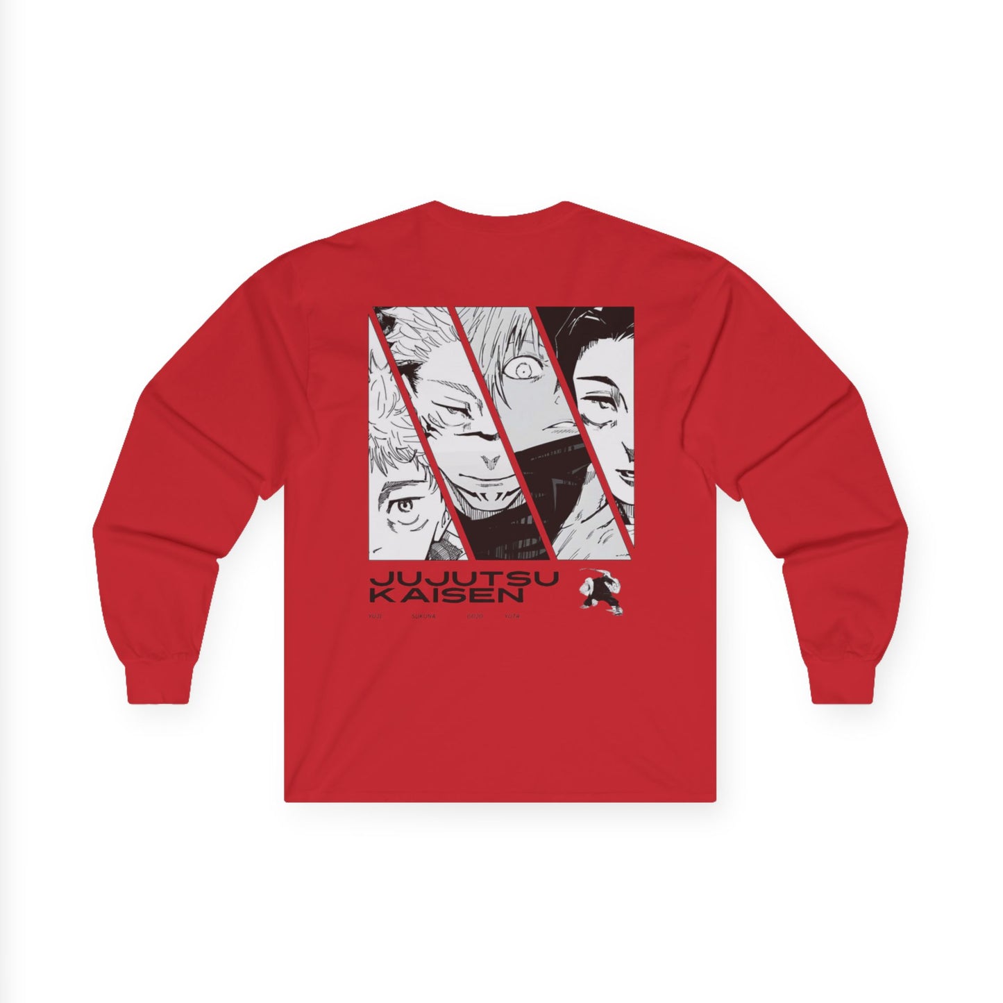 Jujutsu Kaisen Long Sleeve Tee — Anime Character Panel Shirt