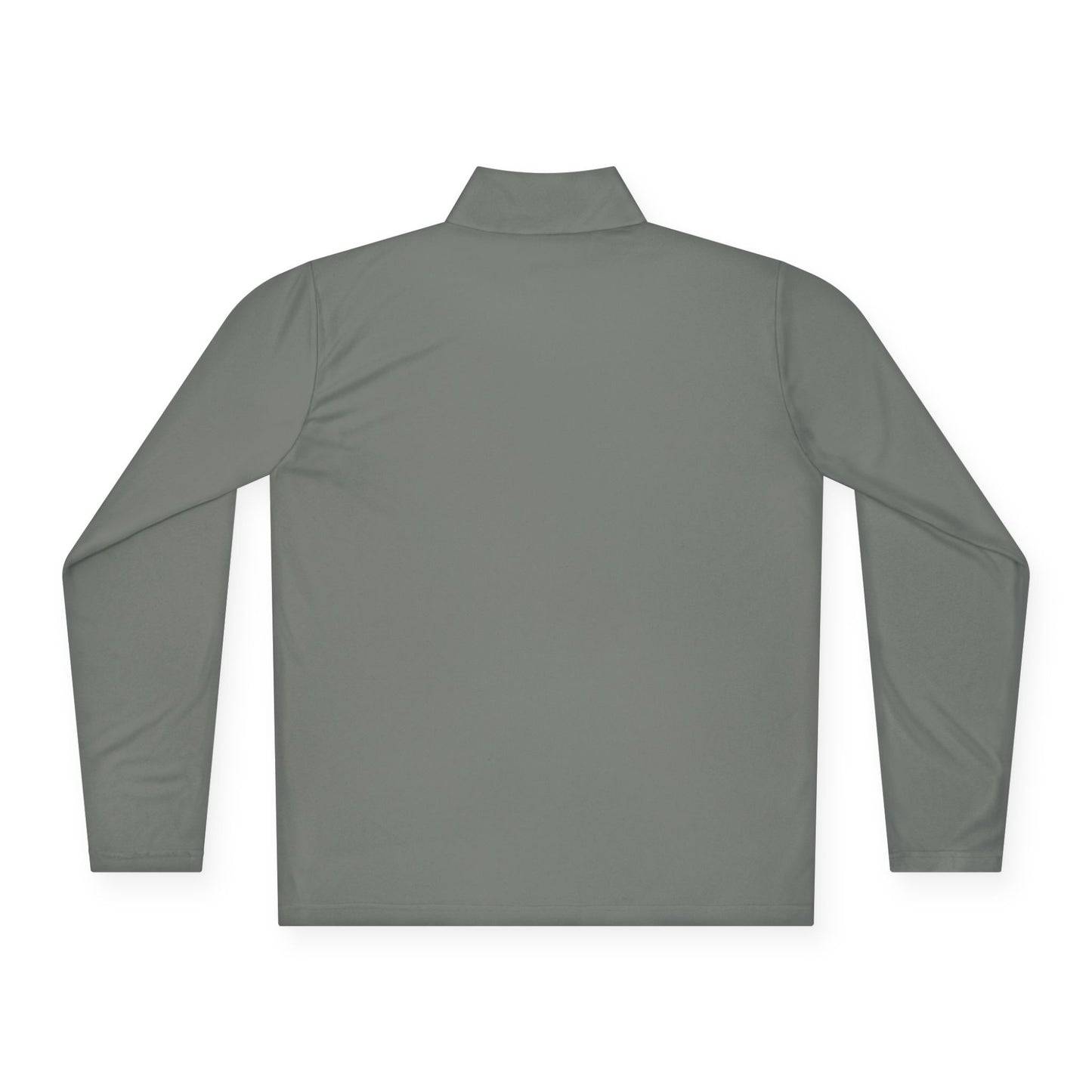 Quarter-Zip Pullover — Small Floral Heart Patch Chest Embroidery For Women