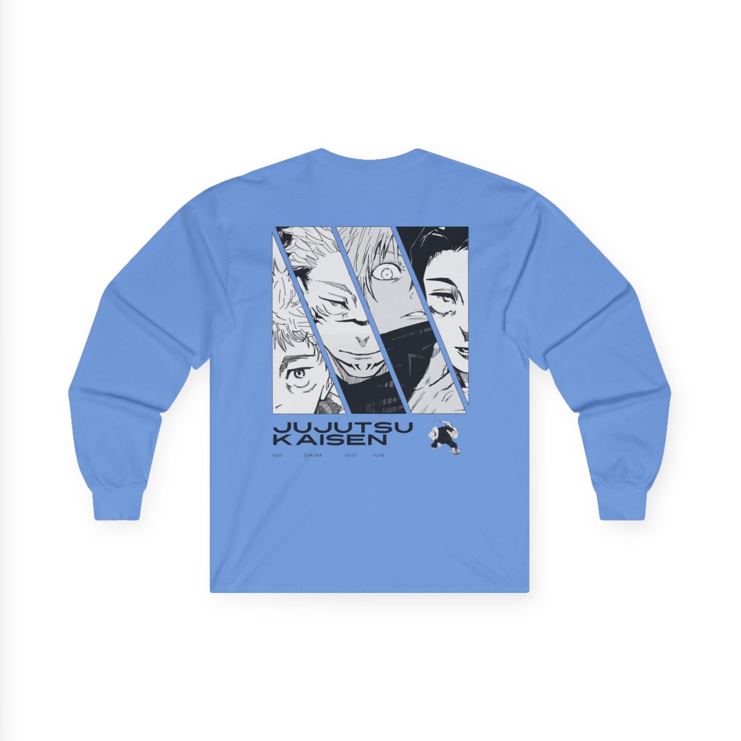 Jujutsu Kaisen Long Sleeve Tee — Anime Character Panel Shirt