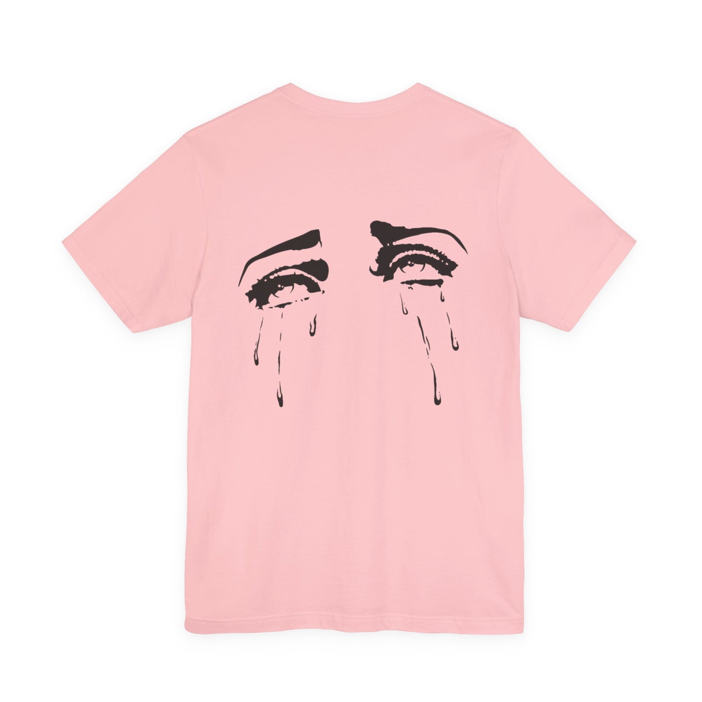 Crying Eyes Graphic T-Shirt— Black Dripping Crying Eyes Graphic T-Shirt