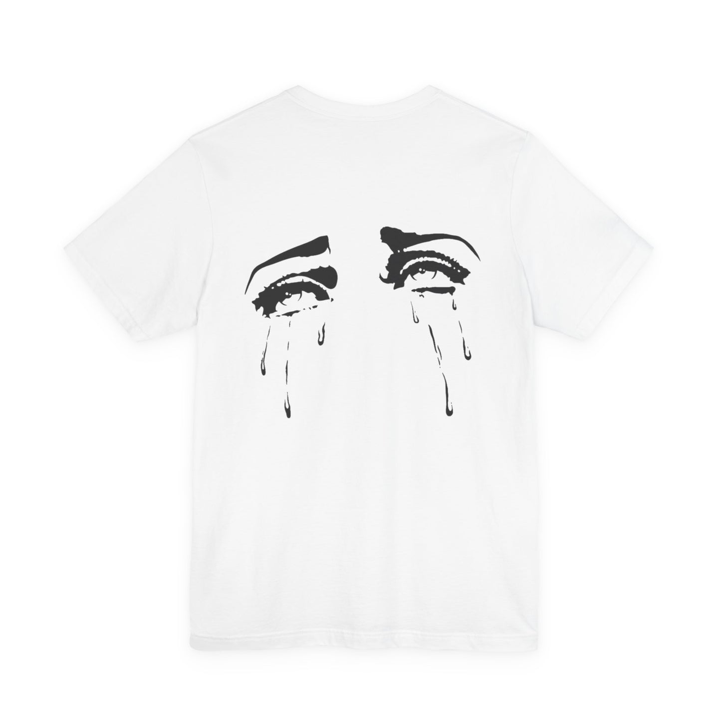 Crying Eyes Graphic T-Shirt— Black Dripping Crying Eyes Graphic T-Shirt