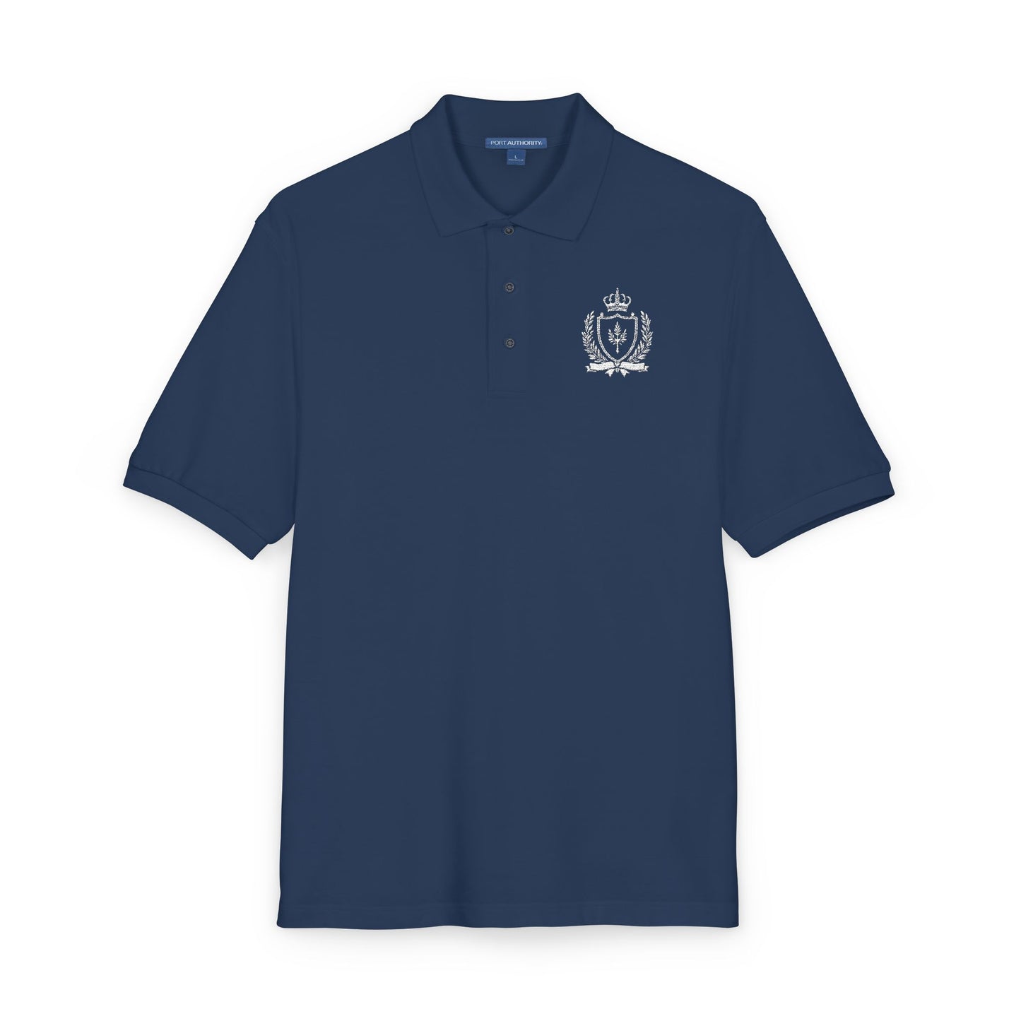 Embroidered Crest Polo Shirt