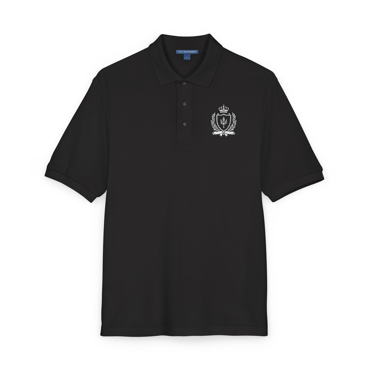 Embroidered Crest Polo Shirt