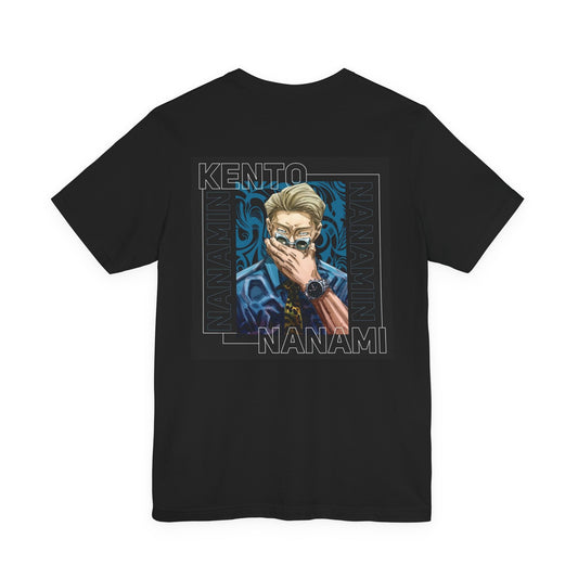 Kento Nanami Anime Graphic Tee — Jujutsu Kaisen Back Print T-Shirt