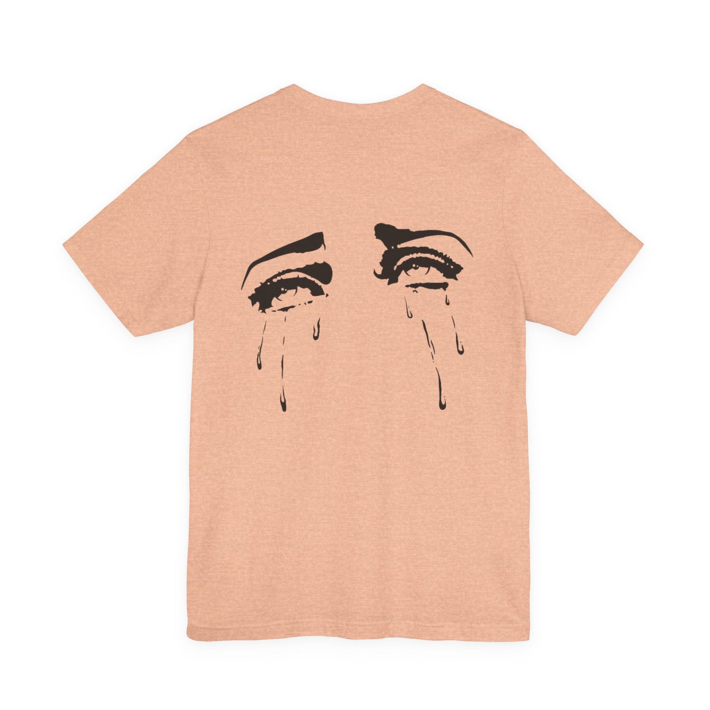 Crying Eyes Graphic T-Shirt— Black Dripping Crying Eyes Graphic T-Shirt