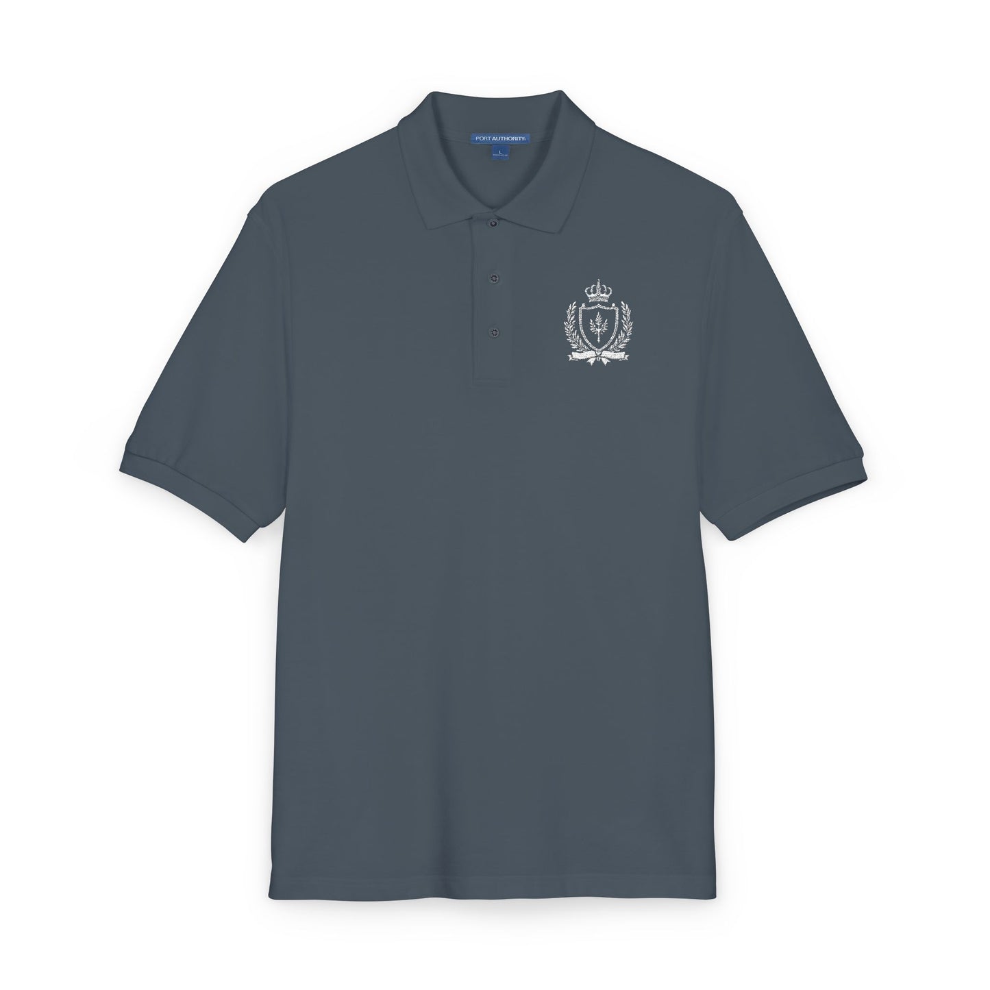 Embroidered Crest Polo Shirt