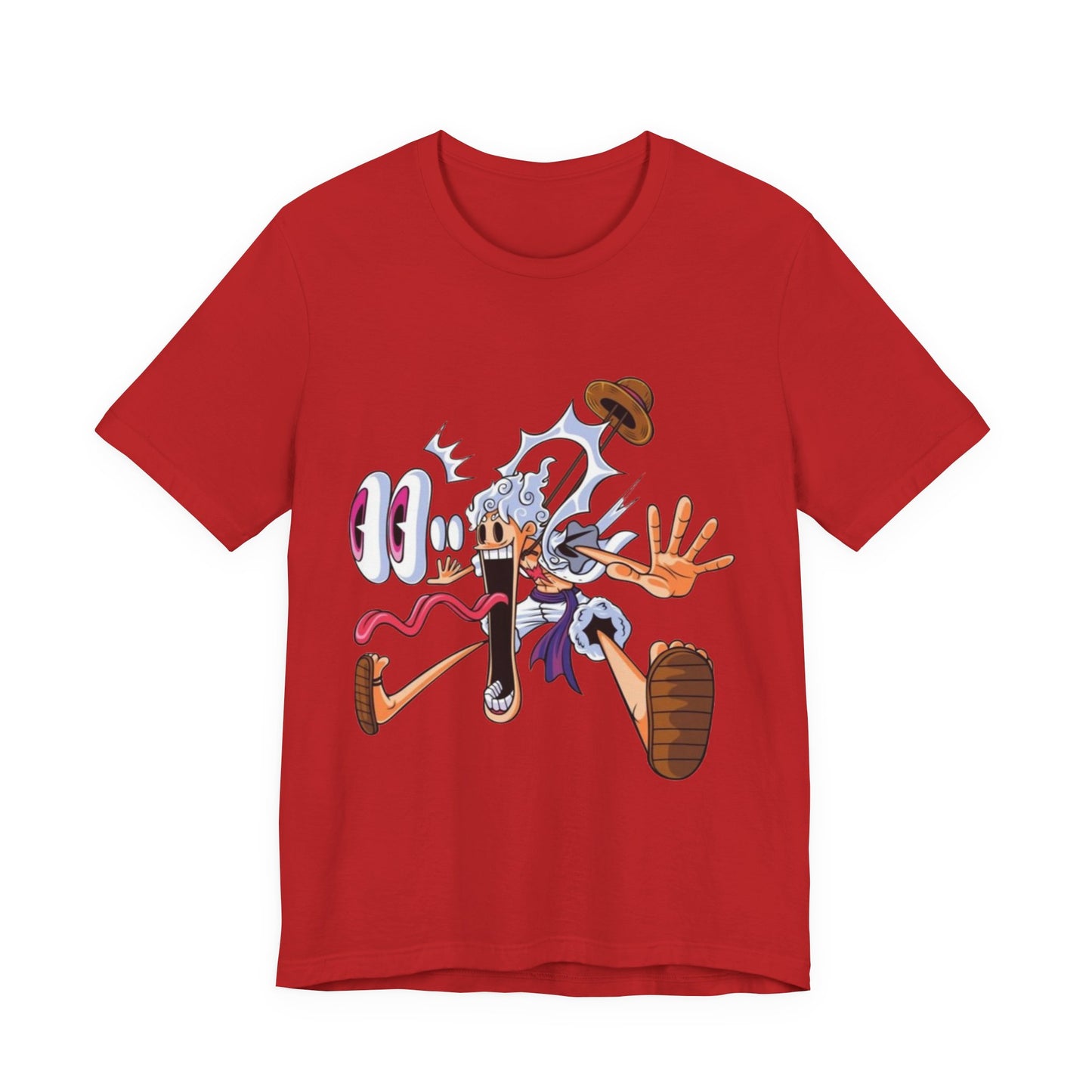 One Piece Luffy Gear 5 "Joyboy" Graphic T-Shirt - Ultra Soft Black Cotton Tee