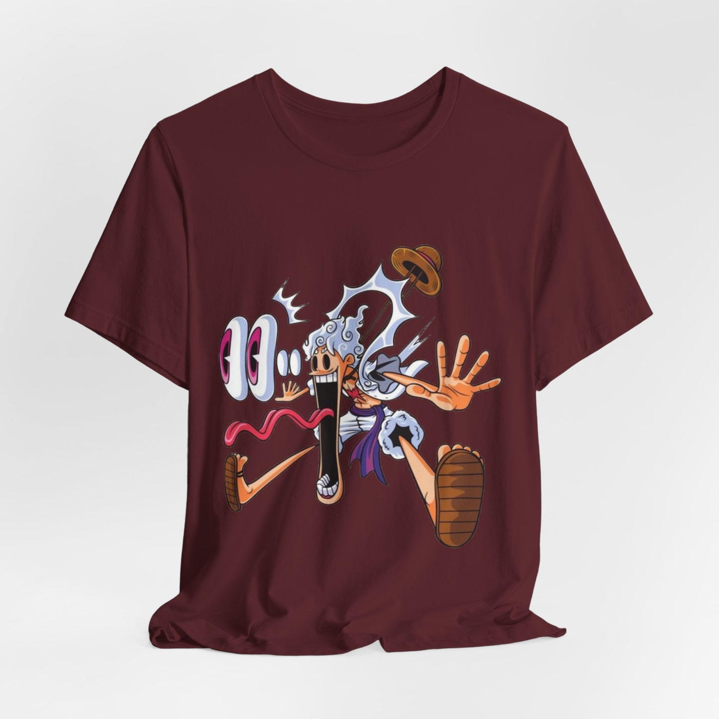 One Piece Luffy Gear 5 "Joyboy" Graphic T-Shirt - Ultra Soft Black Cotton Tee