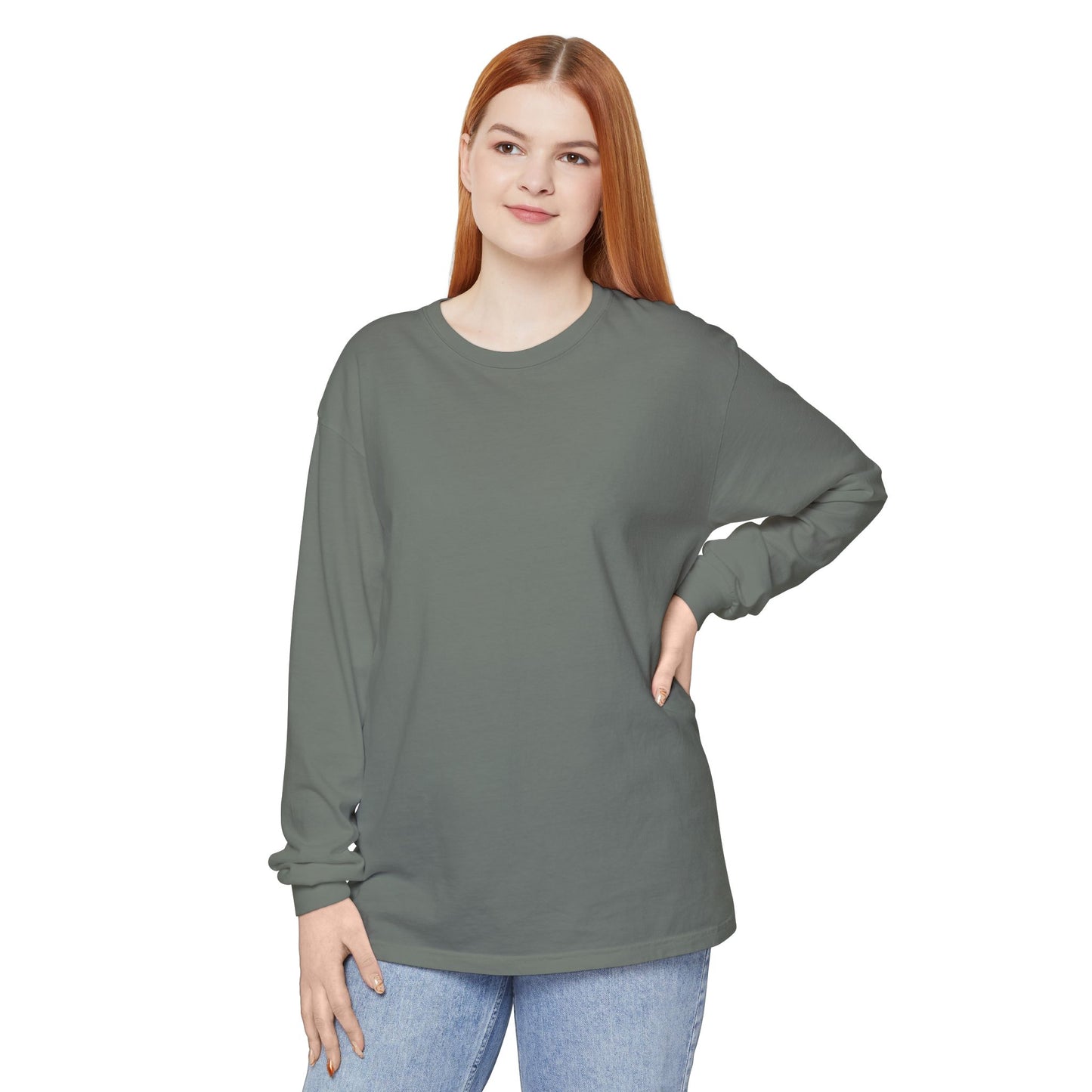 Long Sleeve T-Shirt — Pink Scream Mask Back Graphic For Women