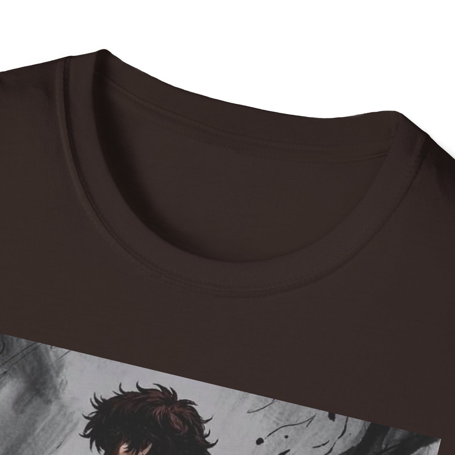 Title: Baki Hanma Demon Back Gym Shirt - Anime Fitness Graphic Tee - Baki Grappler Workout T-Shirt - Men's Grey Training Top