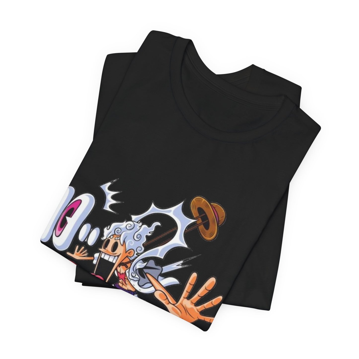 One Piece Luffy Gear 5 "Joyboy" Graphic T-Shirt - Ultra Soft Black Cotton Tee