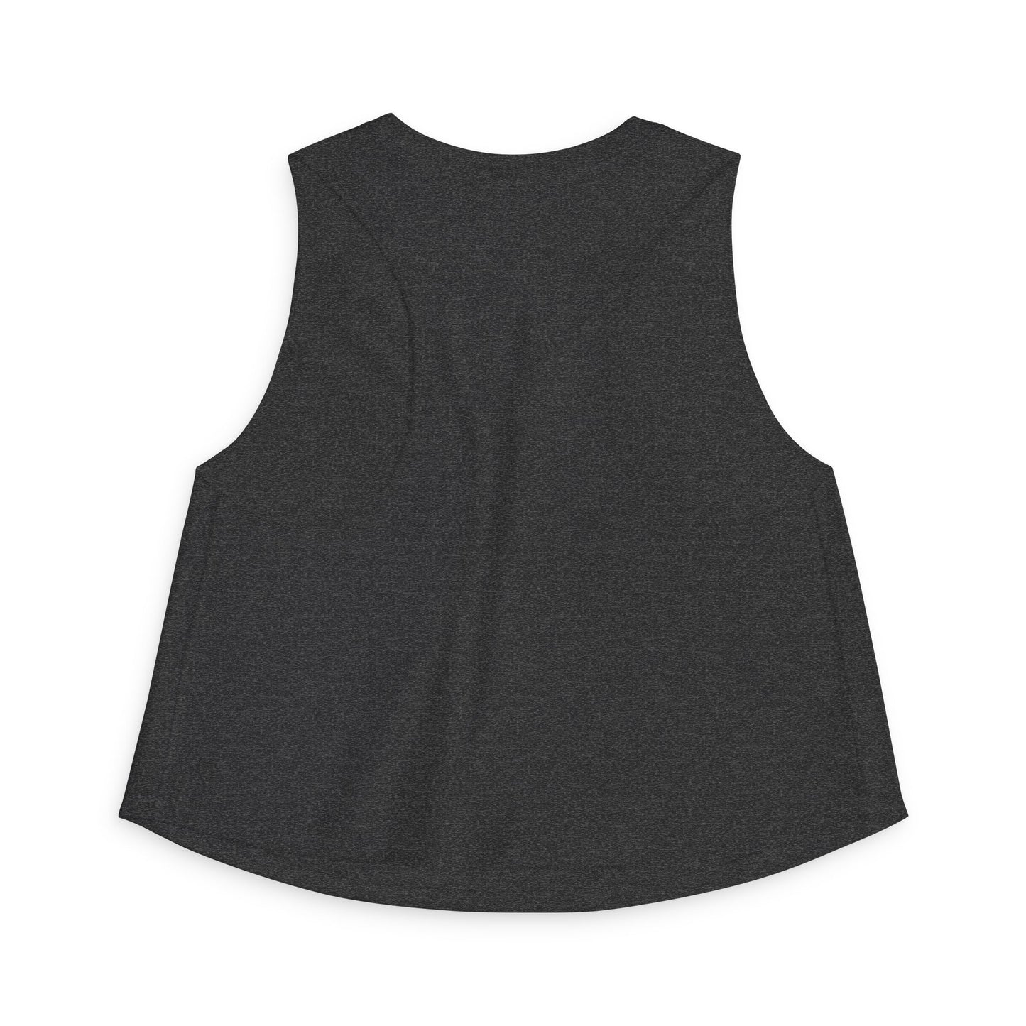 Pink Butterfly Crop Top — Graphic Women's Tank Top